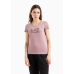 EA7 Emporio Armani Shiny Cotton Tee Pink WMNS