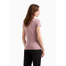 EA7 Emporio Armani Shiny Cotton Tee Pink WMNS