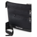 Armani Exchange Shoulder Bag in ASV Garnet Recycled Material Black