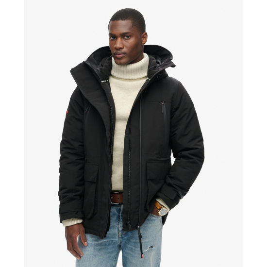 Superdry Hood Ultimate Embroidered Windbreaker Black