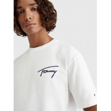 Tommy Jeans Signature Tee White/Navy