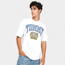 Tommy Jeans Skater College Tee White
