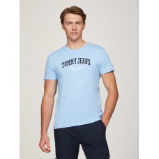 Tommy Jeans Slim Varsity Pop Tee Sugarplum Blue 
