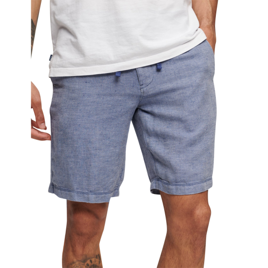 Superdry Drawstring Linen Short Navy/Optic