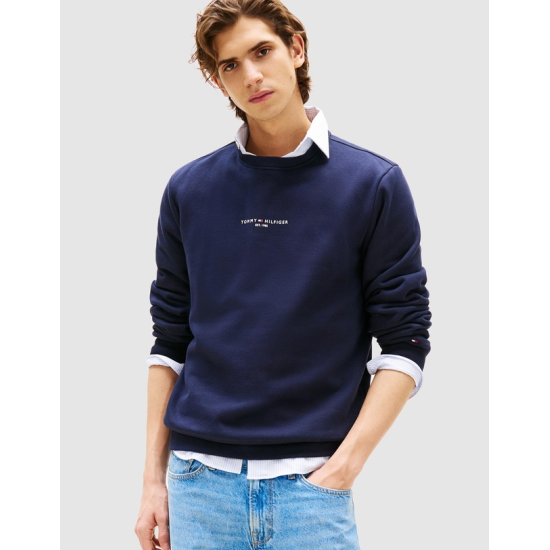 Tommy Hilfiger Small Tommy Logo Crewneck Desert Sky
