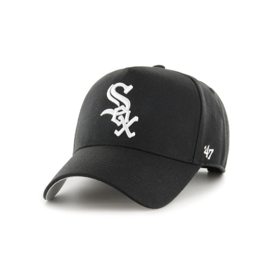 '47 Brand Chicago White Sox Black '47 MVP DT SNAPBACK