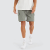 Nena and Pasadena S150 Slim Stretch Cargo Short Slate Grey
