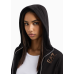 EA7 Emporio Armani Stretch Cotton Zip Hood Black WMNS