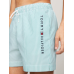 Tommy Hilfiger Medium Drawstring Swim Shorts Stripe Green/White