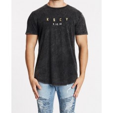 Kiss Chacey Substantial Dual Curved Tee Acid Black