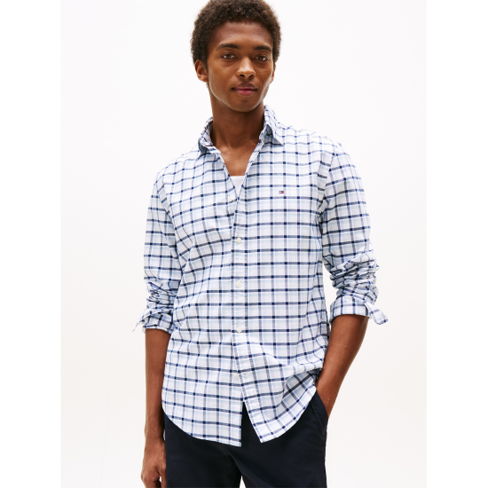 Tommy Hilfiger Heritage Oxford Easy Check Shirt Breezy Blue