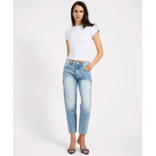 OneTeaspoon Slims High Waist Cropped Slim Fit Denim Jeans - Sunset Blue