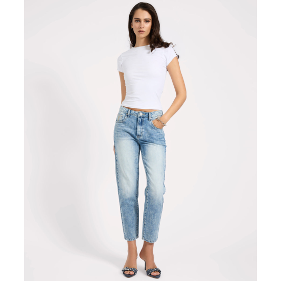 OneTeaspoon Slims High Waist Cropped Slim Fit Denim Jeans - Sunset Blue OneTeaspoon Slims High Waist Cropped Slim Fit Denim Jeans - Sunset Blue