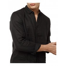 Industrie Tennyson Linen L/S Shirt Black