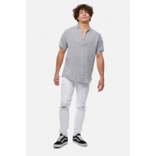 Industrie Tennyson S/S Linen Shirt Olive