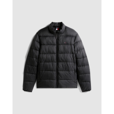 Tommy Hilfiger Mid Weight Stand Collar Jacket Black Tommy Hilfiger Mid Weight Stand Collar Jacket Black