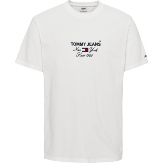 Tommy Jeans Timeless Font Tee Ancient White