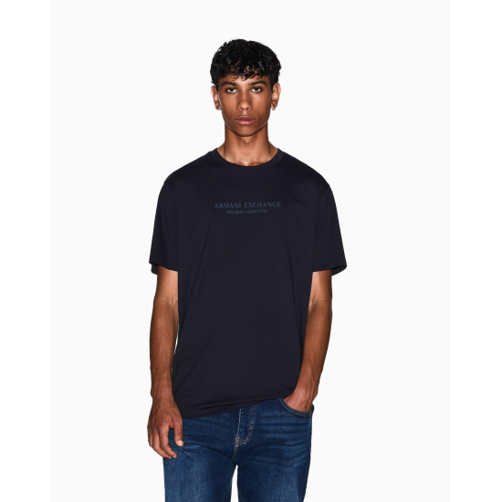 Armani Exchange Tone Tee Navy