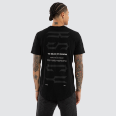 Kiss Chacey Trapped Dual Curved Tee Jet Black