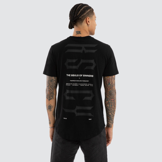 Kiss Chacey Trapped Dual Curved Tee Jet Black Kiss Chacey Trapped Dual Curved Tee Jet Black