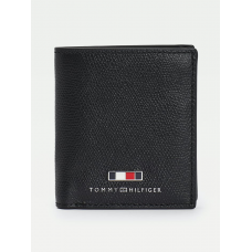 Tommy Hilfiger Business Trifold Leather Wallet Black