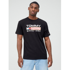 Tommy Jeans Classic Athletic Twist Logo Tee Black