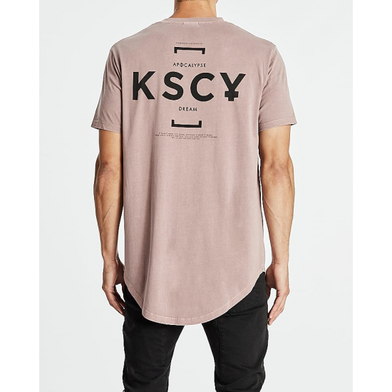 Kiss Chacey Uptight Dual Curved Tee Pigment Mauve