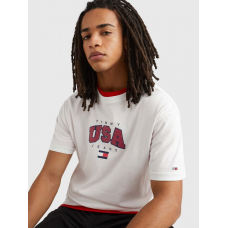 Tommy Jeans Modern Sport USA Tee White