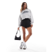 Tommy Jeans Varsity 1 Cropped Hood Silver Grey WMNS