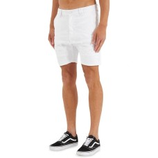 Nena and Pasadena Viper Denim Short White