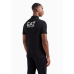 EA7 Emporio Armani Visibility Stretch Cotton Polo Black