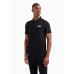 EA7 Emporio Armani Visibility Stretch Cotton Polo Black