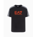 EA7 Emporio Armani Visibility Cotton Crew neck Tee Black/Orange