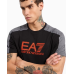 EA7 Emporio Armani Visibility Cotton Crew neck Tee Black/Orange