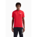 EA7 Emporio Armani Visibility Stretch Cotton Polo Red