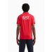 EA7 Emporio Armani Visibility Stretch Cotton Polo Red