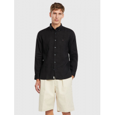 Tommy Hilfiger WCC Premium Linen Shirt Black