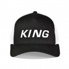 King Apparel Whitechapel Mesh Trucker Cap - Black