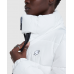 Superdry Longline Sports Puffer White