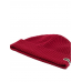 Lacoste Essential Ribbed Wool Beanie Bordeaux Red