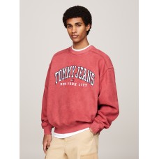Tommy Jeans RLX Varsity Crew Regatta Red