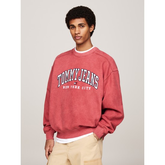 Tommy Jeans RLX Varsity Crew Regatta Red