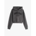 Tommy Jeans Boxy Crop Varsity Hoodie Black 
