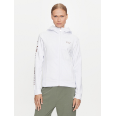 EA7 Emporio Armani Zip Up Sweater White WMNS