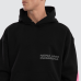 Nena and Pasadena Zone Box Fit Hoodie Black/Pink