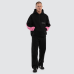 Nena and Pasadena Zone Box Fit Hoodie Black/Pink