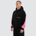 Nena and Pasadena Zone Box Fit Hoodie Black/Pink